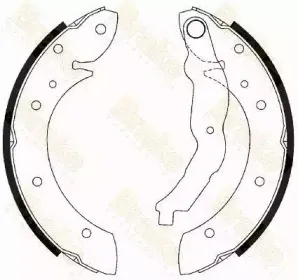 Комплект тормозных колодок Brake ENGINEERING купить
