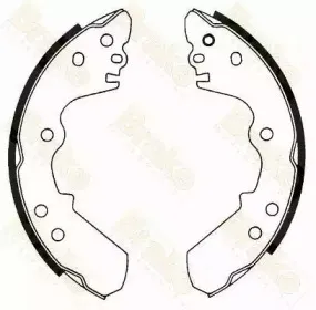 Комплект тормозных колодок Brake ENGINEERING купить