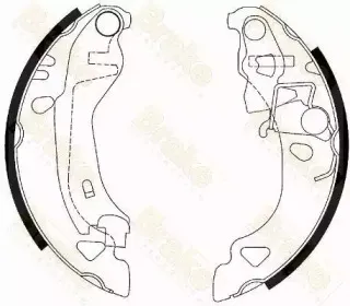 Комплект тормозных колодок Brake ENGINEERING купить
