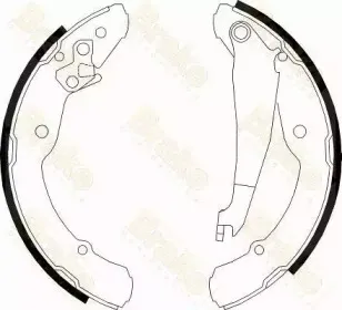 Комплект тормозных колодок Brake ENGINEERING купить