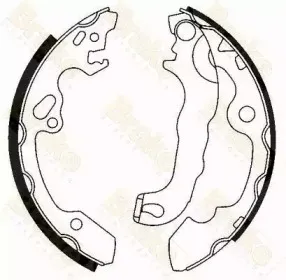 Комплект тормозных колодок Brake ENGINEERING купить