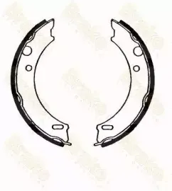 Комплект тормозных колодок, стояночная тормозная система Brake ENGINEERING купить