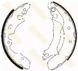 Комплект тормозных колодок Brake ENGINEERING купить