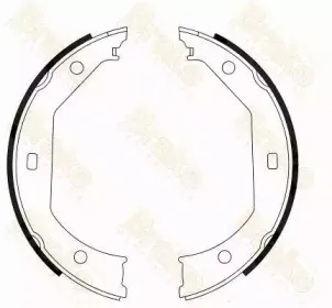 Комплект тормозных колодок, стояночная тормозная система Brake ENGINEERING купить