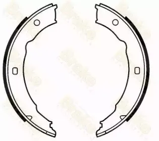 Комплект тормозных колодок, стояночная тормозная система Brake ENGINEERING купить