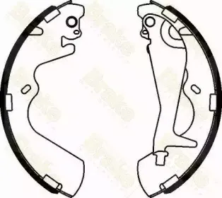 Комплект тормозных колодок Brake ENGINEERING купить