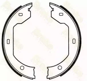 Комплект тормозных колодок, стояночная тормозная система Brake ENGINEERING купить