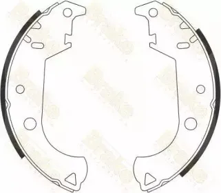 Комплект тормозных колодок Brake ENGINEERING купить