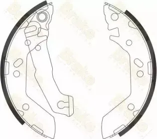 Комплект тормозных колодок Brake ENGINEERING купить