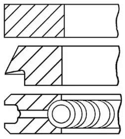 Комплект поршневых колец GOETZE ENGINE купить