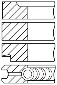 Комплект поршневых колец GOETZE ENGINE купить