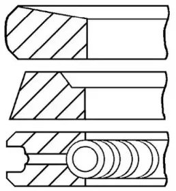Комплект поршневых колец GOETZE ENGINE купить