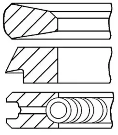 Комплект поршневых колец GOETZE ENGINE купить