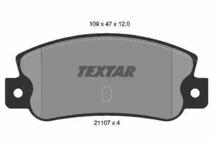 Комплект тормозных колодок, дисковый тормоз TEXTAR купить
