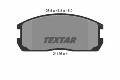 Комплект тормозных колодок, дисковый тормоз TEXTAR купить