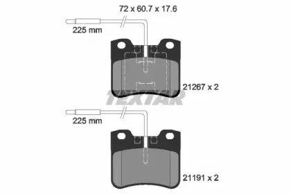 Комплект тормозных колодок, дисковый тормоз TEXTAR купить
