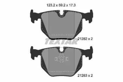 Комплект тормозных колодок, дисковый тормоз TEXTAR купить