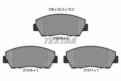 Комплект тормозных колодок, дисковый тормоз TEXTAR купить