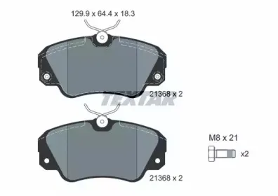 Комплект тормозных колодок, дисковый тормоз TEXTAR купить