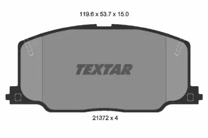 Комплект тормозных колодок, дисковый тормоз TEXTAR купить