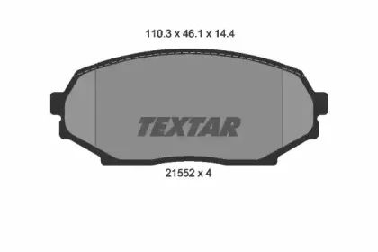 Комплект тормозных колодок, дисковый тормоз TEXTAR купить