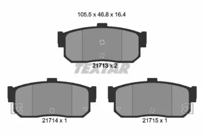 Комплект тормозных колодок, дисковый тормоз TEXTAR купить