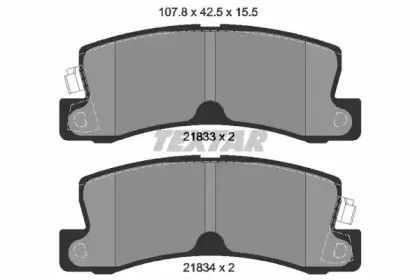 Комплект тормозных колодок, дисковый тормоз TEXTAR купить
