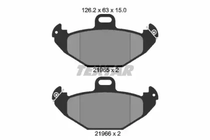 Комплект тормозных колодок, дисковый тормоз TEXTAR купить