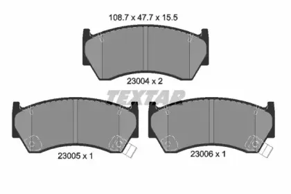 Комплект тормозных колодок, дисковый тормоз TEXTAR купить