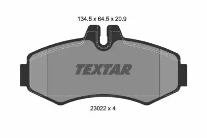 Комплект тормозных колодок, дисковый тормоз TEXTAR купить