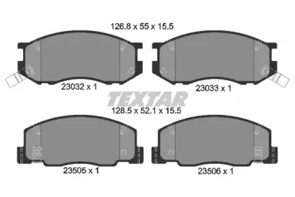 Комплект тормозных колодок, дисковый тормоз TEXTAR купить