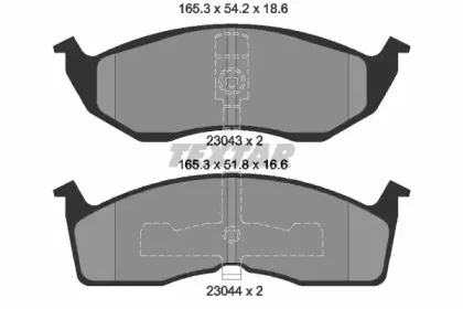 Комплект тормозных колодок, дисковый тормоз TEXTAR купить