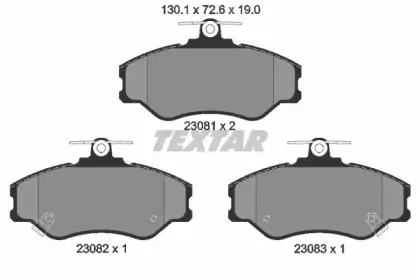 Комплект тормозных колодок, дисковый тормоз TEXTAR купить