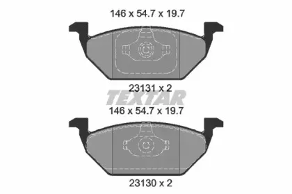 Колодки тормозные TEXTAR купить