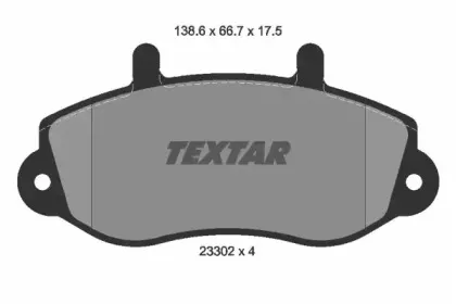 2330201 TEXTAR Гальмівні колодки до дисків TEXTAR купить