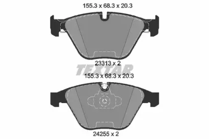 Колодки дискового гальма TEXTAR купить