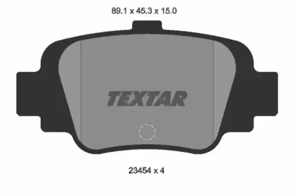 Комплект тормозных колодок, дисковый тормоз TEXTAR купить
