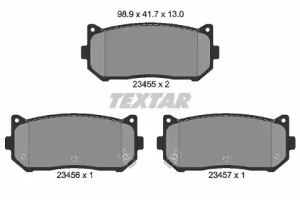 Комплект тормозных колодок, дисковый тормоз TEXTAR купить