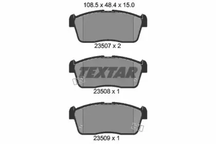 Комплект тормозных колодок, дисковый тормоз TEXTAR купить