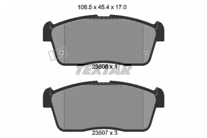 Комплект тормозных колодок, дисковый тормоз TEXTAR купить