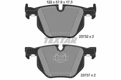 Комплект тормозных колодок, дисковый тормоз TEXTAR купить