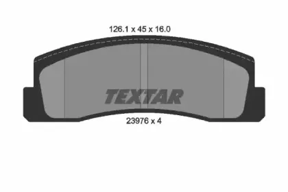 Комплект тормозных колодок, дисковый тормоз TEXTAR купить
