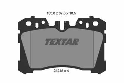 Комплект тормозных колодок, дисковый тормоз TEXTAR купить