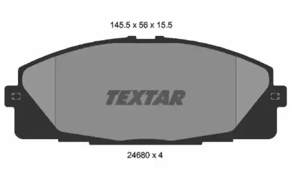 Комплект тормозных колодок, дисковый тормоз TEXTAR купить