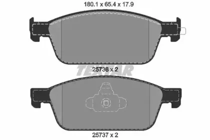 2573601 TEXTAR Гальмівні колодки до дисків TEXTAR купить