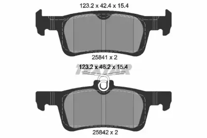 Комплект тормозных колодок, дисковый тормоз TEXTAR купить