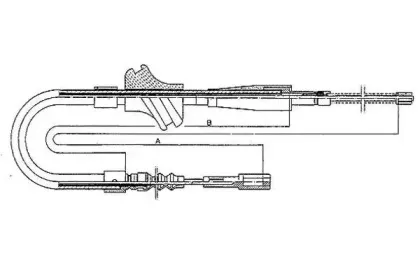 Трос, стояночная тормозная система TEXTAR купить