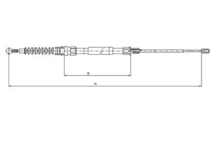 Трос, стояночная тормозная система TEXTAR купить
