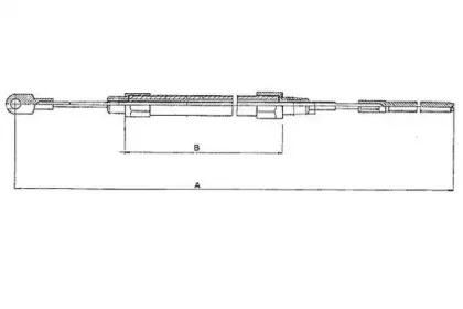 Трос, стояночная тормозная система TEXTAR купить
