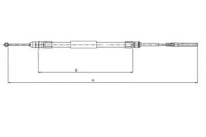 Трос, стояночная тормозная система TEXTAR купить
